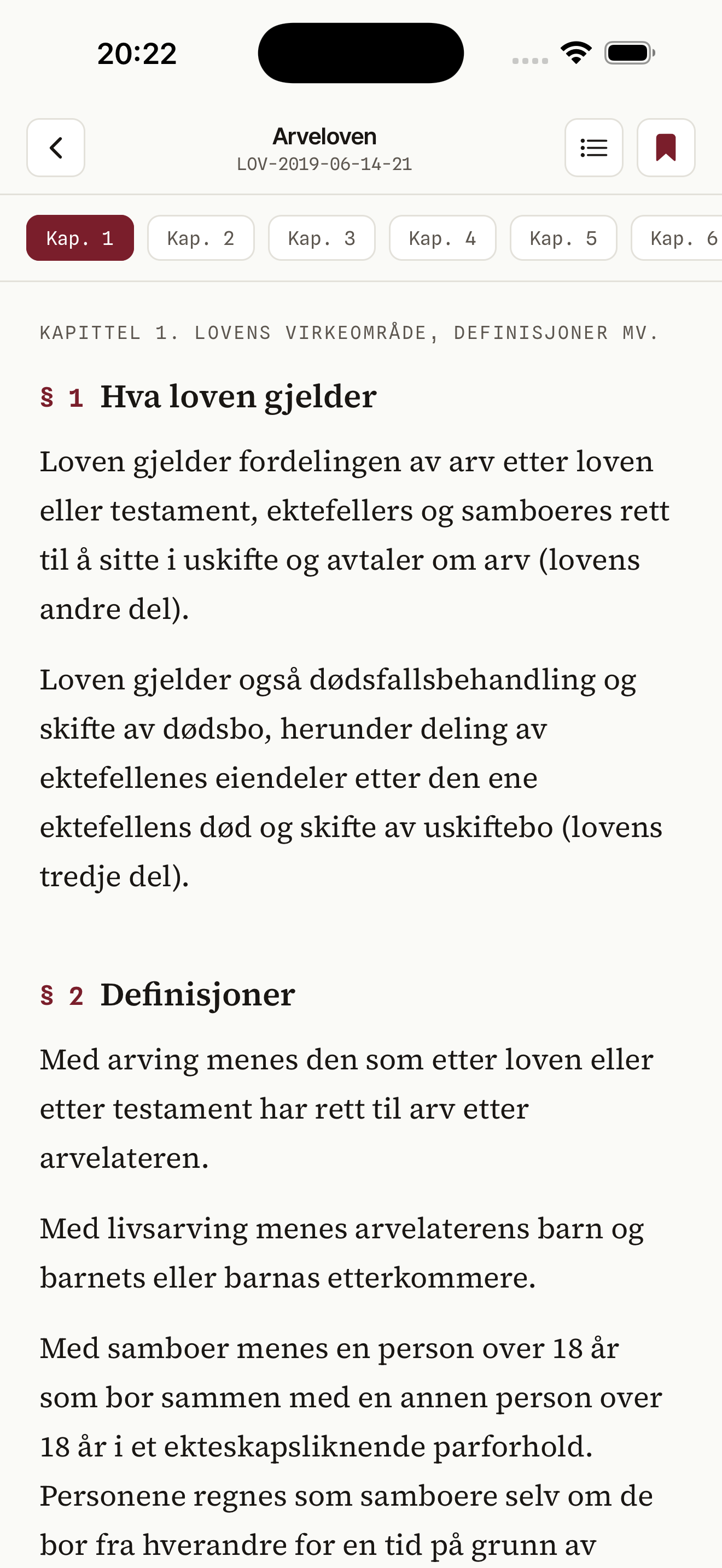 Paragraf – lovleser